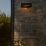 Lampa solarna na elewację Marcellio Nordlux czarny z czujnikiem ruchu