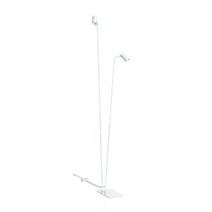 Lampa stojąca Mono II Nowodvorski biała - 2 regulowane reflektory