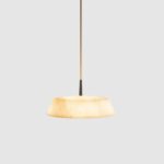 Lampa wisząca Bonn nad stolik - klosz z naturalnego kamienia