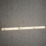 Lampa wisząca Bowie 190 LED - klosz naturalny alabaster