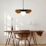 Lampa wisząca nad stół Enzo 60 czarno-złota - do nowoczesnych wnetrz