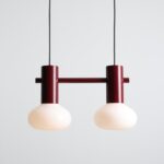 Lampa wisząca nad stół Flo 2 Ruby - Aldex - dwupunktowa