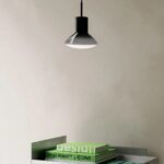 Lampa wisząca nad stolik Onda szara - gradientowe wykończenie - artystyczna