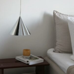 Lampa wisząca nad szafkę nocną Tip 20 chrom - stożek