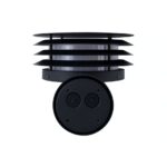 Lampa zewnętrzna na ścianę Cirella - czarna metalowa nowoczesna