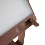 Lampka solarna Saulio Nordlux IP44 brązowa - ładowanie USB C