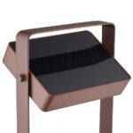 Lampka solarna Saulio Nordlux IP44 brązowa - obrotowy klosz