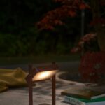 Lampka solarna do ogrodu Saulio Nordlux IP44 brązowa - przenośna