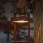 Lampka solarna na wieczorne spacery Saulio Nordlux IP44 brązowa - przenośna