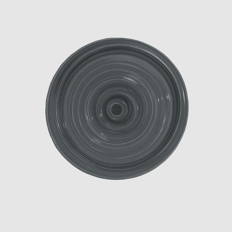 Mały grafitowy kinkiet z dmuchanego szkła Blink Loop - Robin