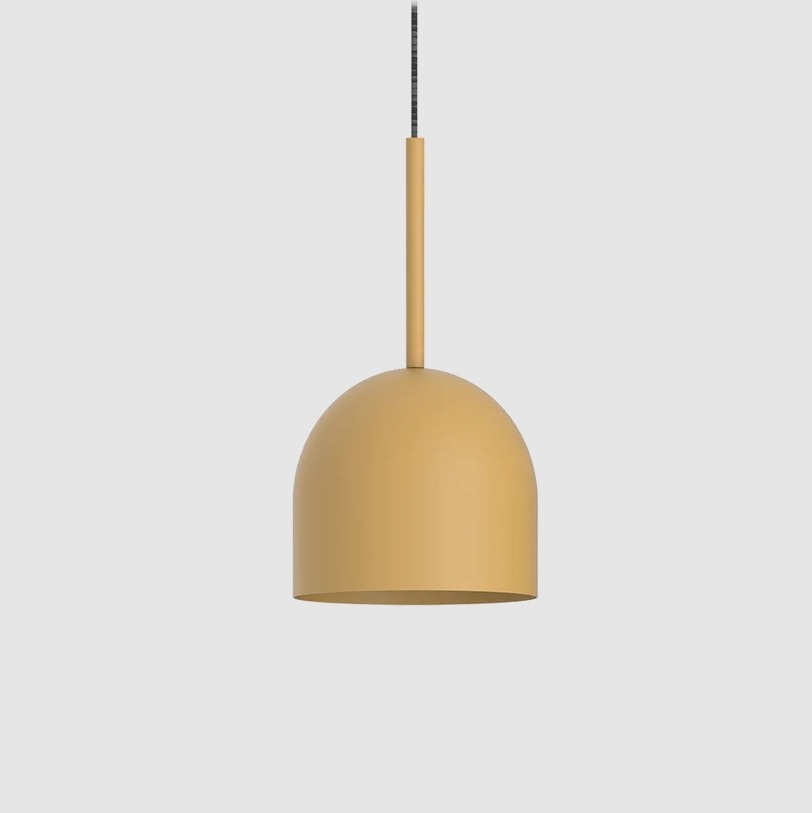 Metalowa lampa wisząca nad wyspę Rio 16 - żółta