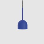 Niebieska lampa wisząca do kuchni Rio 12 - metalowa