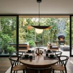 Nowoczesna lampa wisząca nad stół Enzo 60 - czarno-złota