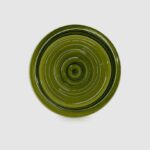 Nowoczesny szklany kinkiet Blink Loop do sypialni - okrągły