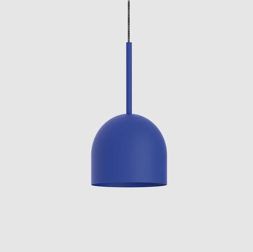 Stylowa lampa wisząca Rio 16 niebieska - Robin