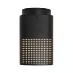 Tuba sufitowa Sidara czarna IP54 - Nordlux - metalowy