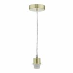 Zawieszenie do lamp wiszących E27 - satynowy mosiądz