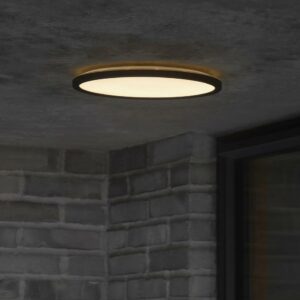 Zewnętrzny plafon Oja 29 Outdoor IP54 czarny - odporny na UV