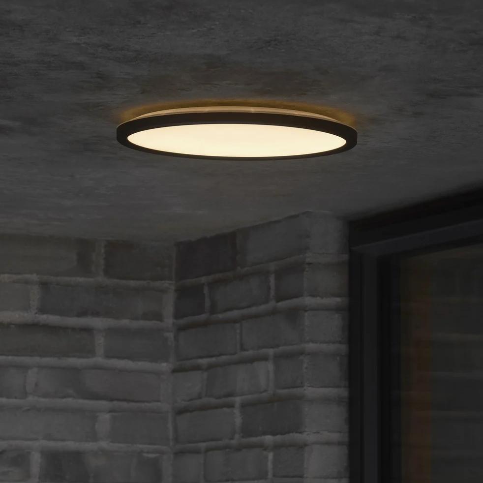 Zewnętrzny plafon Oja 29 Outdoor IP54 czarny - odporny na UV