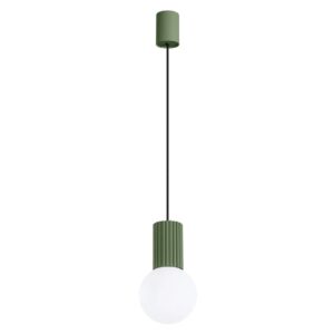 Zielona lampa wisząca Halo Sollux - minimalistyczna