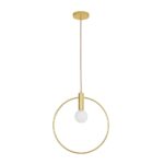 Złota lampa wisząca Bella 40 - Step into Design