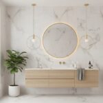 Złota lampa wisząca do lustra Bella 40 - Step into Design