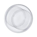 Złoty kinkiet LED Carmello - z okrągłym kloszem