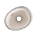 Biała lampa sufitowa Stone 40 - w kształcie kamienia