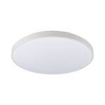 Biały plafon do łazienki Agnes Round PRO M 49cm - 3000K IP44