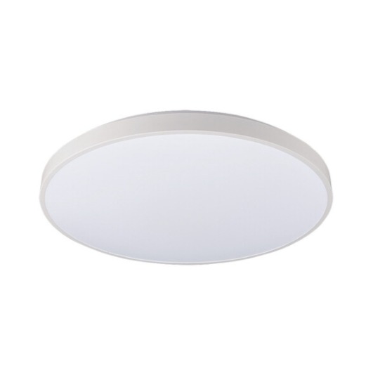 Biały plafon do łazienki Agnes Round PRO M 49cm - 3000K IP44