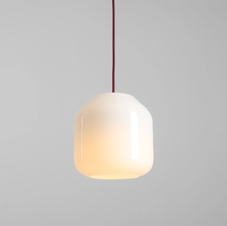 Elegancka lampa wisząca Flask Cherry 18 - butelkowa forma