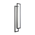 Geometryczny kinkiet plafon Symmetry 100 - ledowy - metalowy