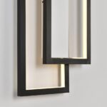 Geometryczny plafon Symmetry 100 LED - loftowy - do salonu