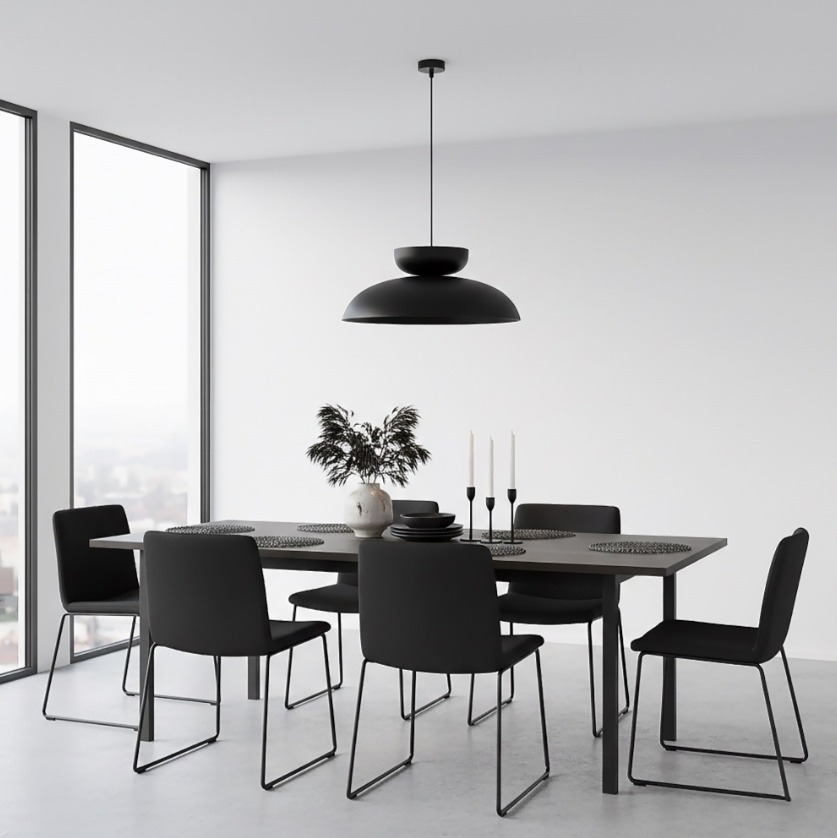 Nowoczesna lampa wisząca do jadalni Mega - loft