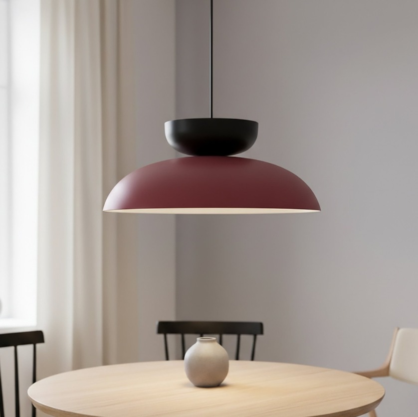 Nowoczesna lampa wisząca do kuchni Mega - dwukolorowa