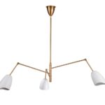 Nowoczesna lampa wisząca do nowoczesnej jadalni Ragno złota - 3 regulowane ramiona