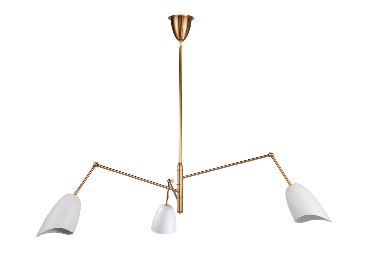 Nowoczesna lampa wisząca do nowoczesnej jadalni Ragno złota - 3 regulowane ramiona