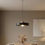 Nowoczesna lampa wisząca nad stół Kivi 35 czarna - okrągła
