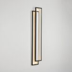 Nowoczesny kinkiet Symmetry 160 LED czarny - loft - metalowy - Step into Design