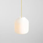 Szklana lampa wisząca Flask Mimosa 27 - żółte zawieszenie - 1