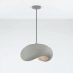 Lampa Terra w kolorze szarym – surowa forma i spokojne światło