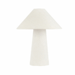 Lampa stołowa stożkowa Aurea - lekka lampa inspirowana stylem japandi