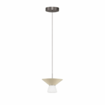 Lampa wisząca Yolanda modern organic w beżowym kolorze