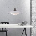 Nowoczesna lampa wisząca nad stół w salonie - Bretangne