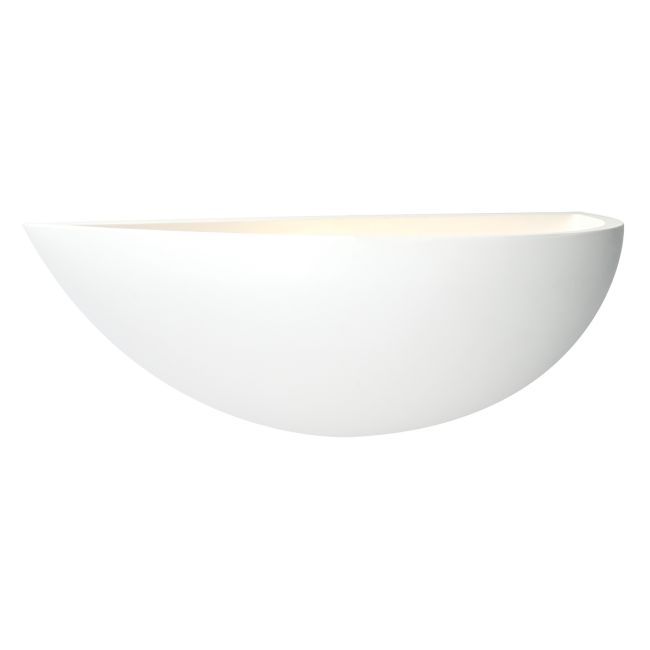 Designerski kinkiet Crescent Mini - Endon Lighting - biały