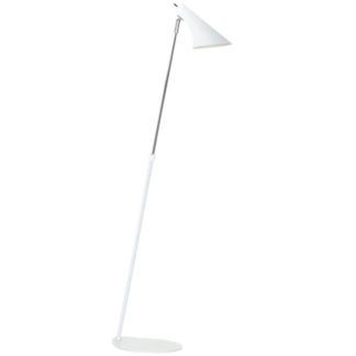 Biała lampa podłogowa Vanila w skandynawskim stylu - Nordlux