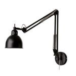 Czarna ścienna lampa Job - Frandsen Lighting - nowoczesna