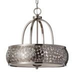 Dekoracyjna lampa wisząca - Wonder - srebrna