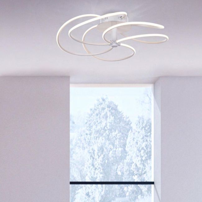 lampa led w kształcie wiatraka