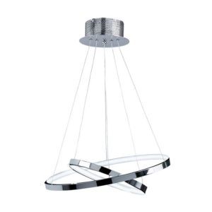 Designerska lampa wisząca Kline 2 - Endon Lighting - chrom